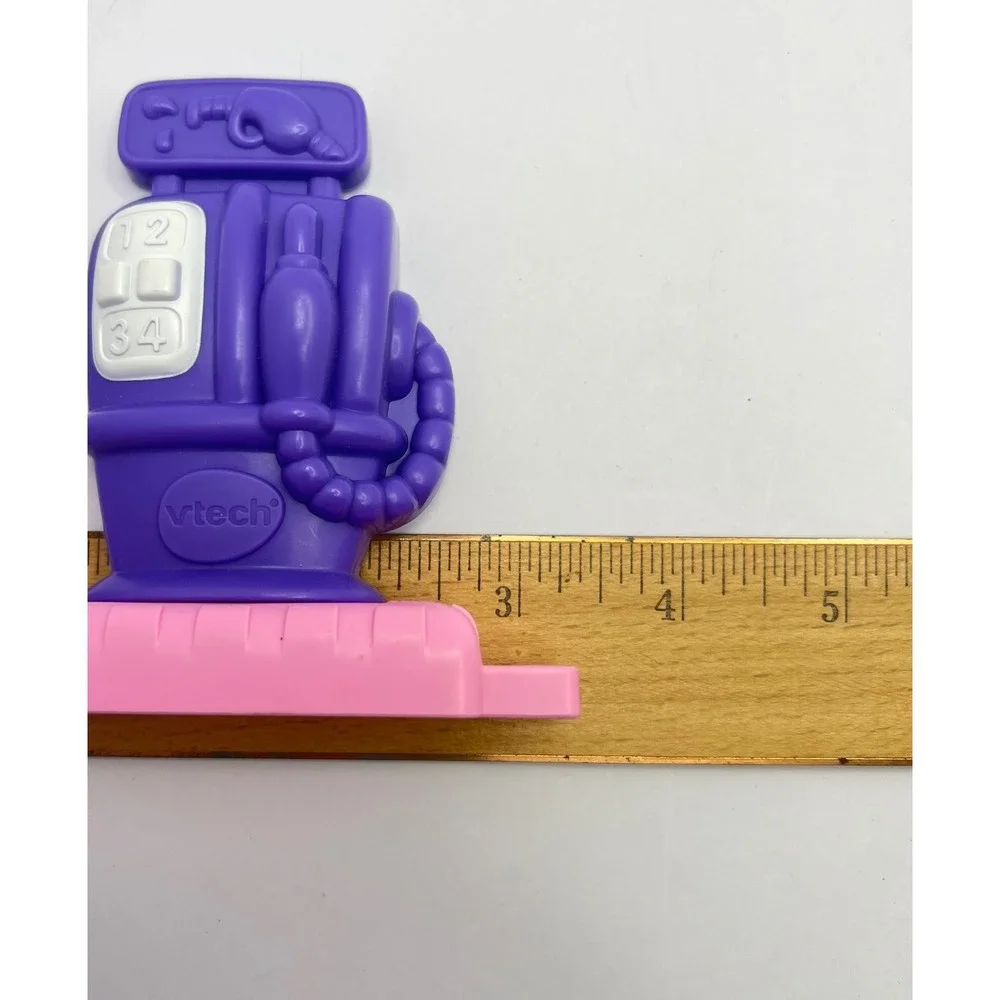 VTech Pink Car and Purple Gas Pump Go Go Smart Friends Toy Set Vehicle Play